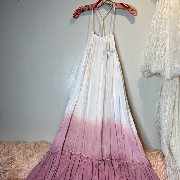 Free People Jen’s Pirate Booty Ombre Dipped Dye Krishna Maxi Dress - Picture 5 of 8